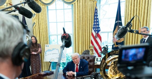 Inside Trump’s Oval Office: Tariffs Paused, Whitmer Hides on Breitbart’s Day in Press Pool