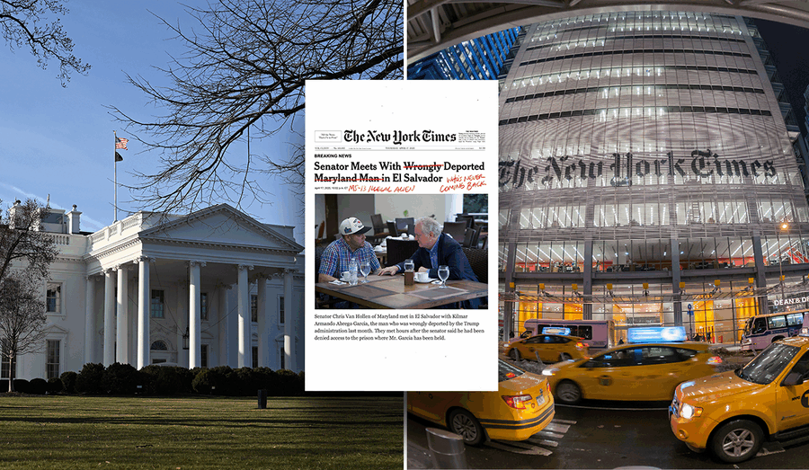 Trump White House trashes NY Times over headline about deported El Salvadoran