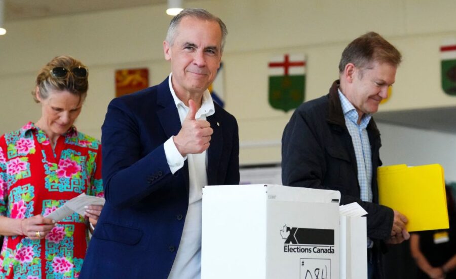 Canada’s Liberal Party wins election dominated by Trump’s trade war