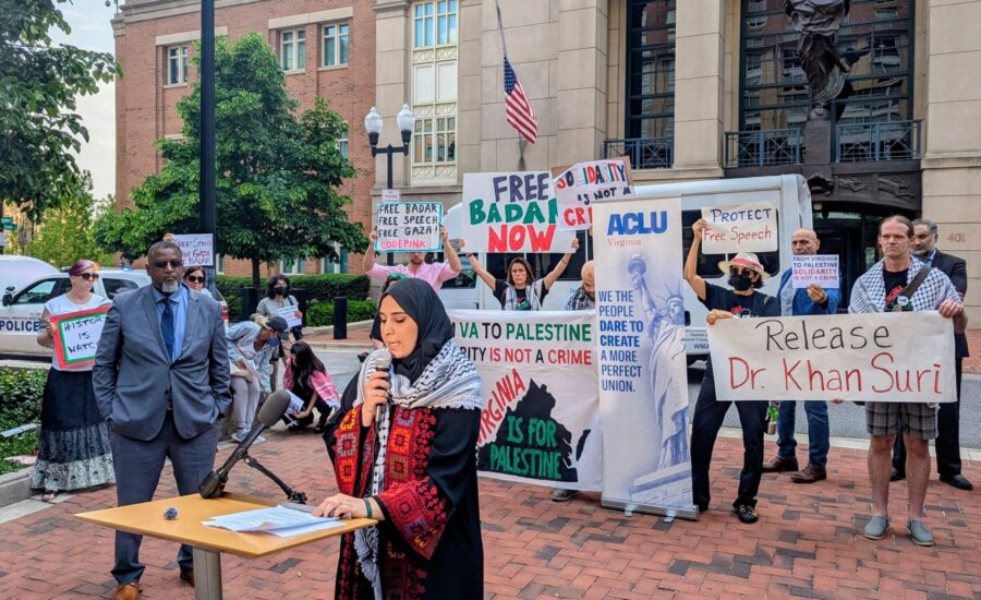 A ‘political prisoner’: US advocates rally for detained Georgetown scholar