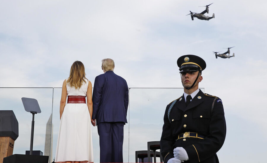 Trump’s ‘big, beautiful’ military parade perfectly distills his presidency