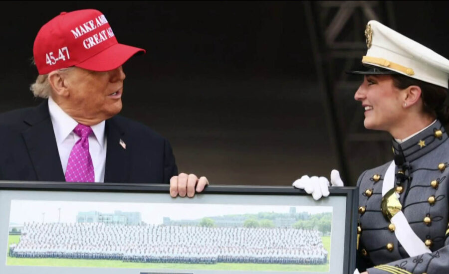 Drag shows, ‘trophy wives,’ and Al Capone: Trump’s rambling West Point commencement left many confused