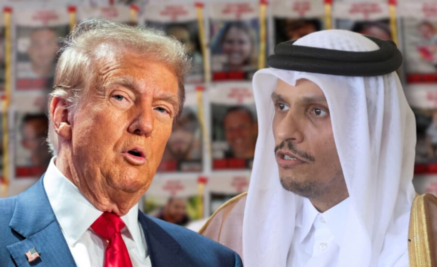 Trump to meet Qatar’s prime minister to discuss Gaza ceasefire-hostage deal