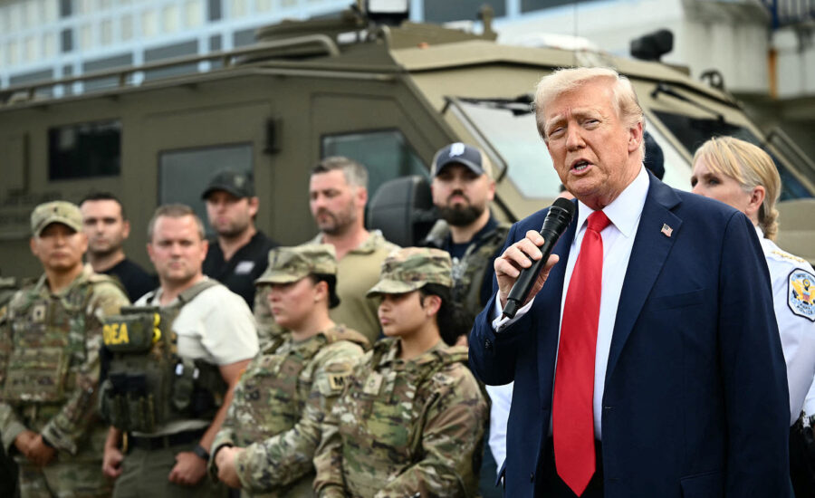 After boasting about plans to patrol D.C. streets, Trump fails to follow through