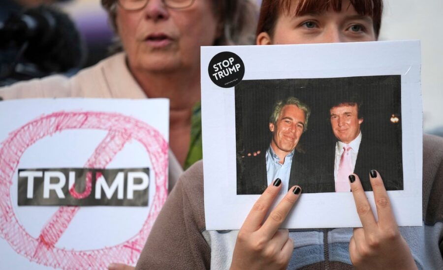 Four Arrested After Trump, Epstein Images Projected Onto Britain’s Windsor Castle