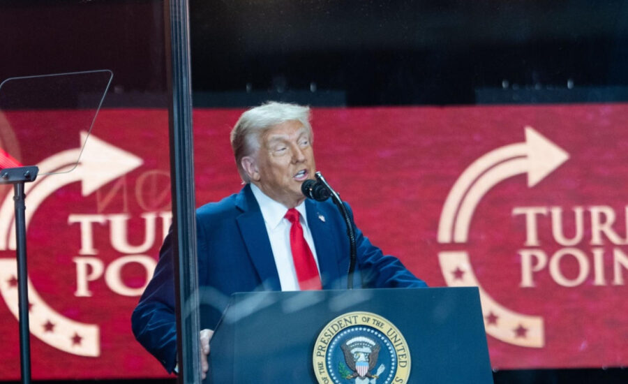 ‘I hate my opponents’: Trump at Charlie Kirk memorial
