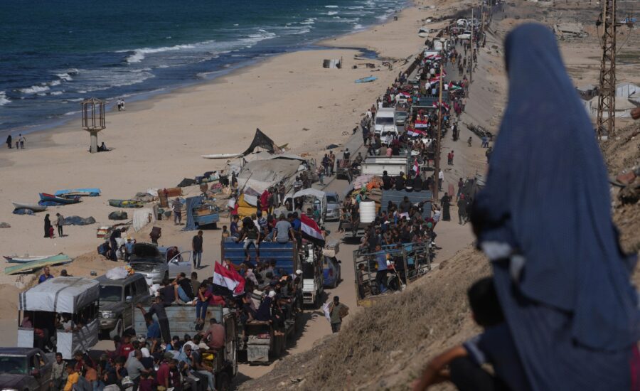 LIVE: Israel-Hamas truce holds, bulldozers clear rubble in Gaza City