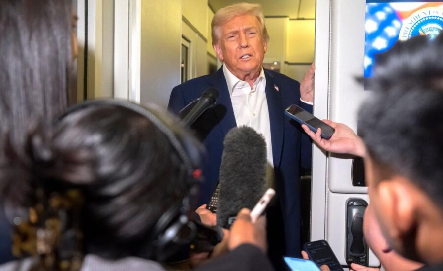 Trump travels to Asia and a meeting with China’s Xi as the US government shutdown drags on