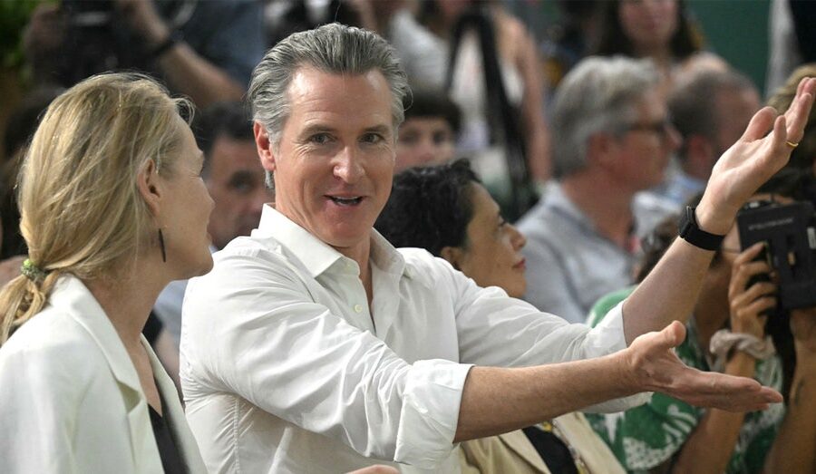 Newsom pushes climate record abroad as Californians shoulder America’s highest gas costs