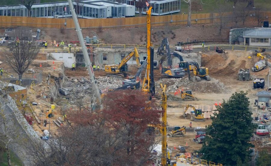 White House says ballroom construction is matter of national security…