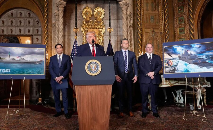 Trump announces plans for new Navy ‘battleship,’ part of ‘Golden Fleet’