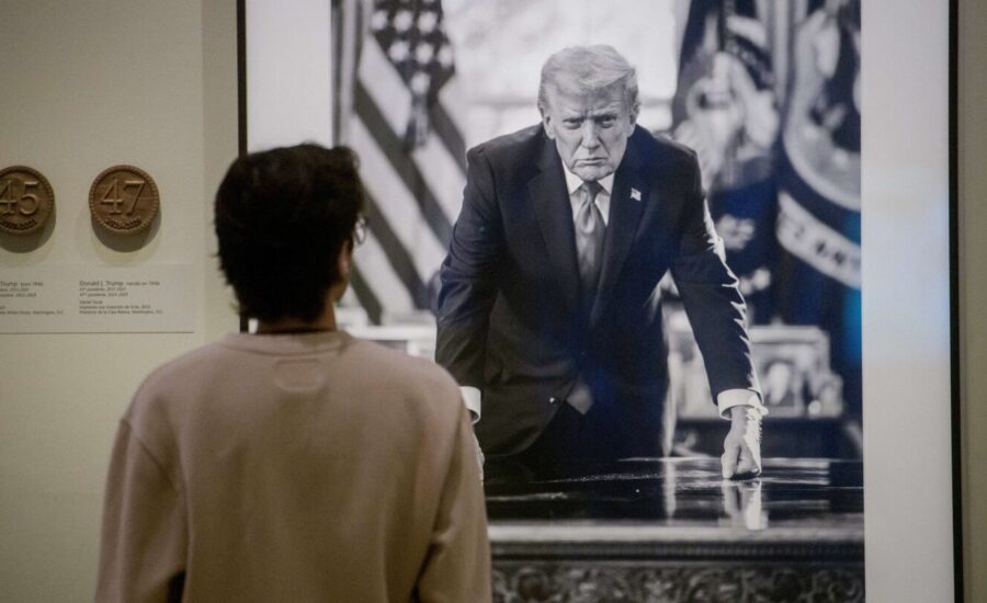 Trump’s Smithsonian portrait display has impeachment reference removed