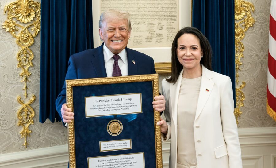 Machado gave Trump her Nobel Peace Prize medal in pursuit of a greater prize