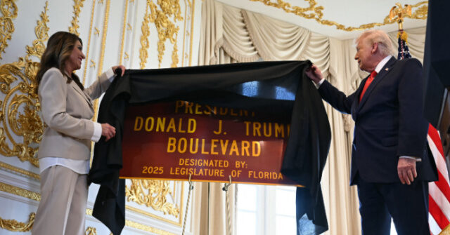 Florida’s Palm Beach County Renames Part of Road After Trump
