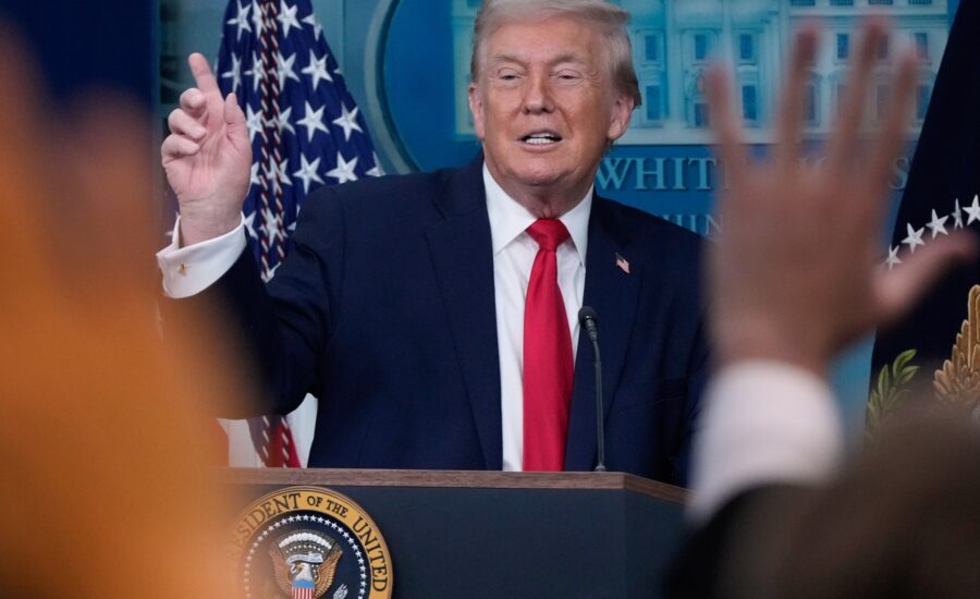 ‘You’ll find out’: Key takeaways from Trump’s one-year anniversary remarks