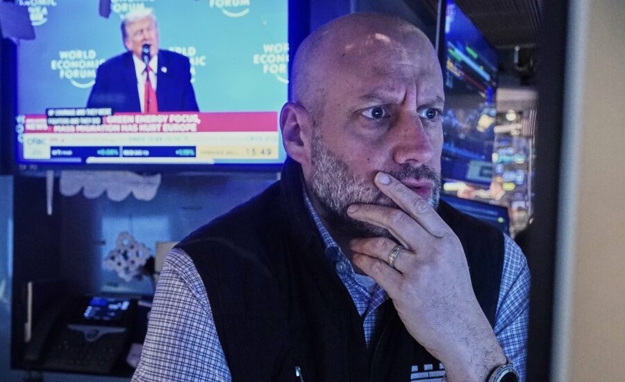 Asian shares fall, gold prices hit a record on Trump’s tariff threats