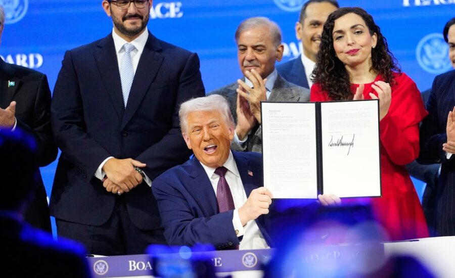 Trump Rolls Out His Board Of Peace At Davos, But Many Top U.S. Allies Aren’t Participating