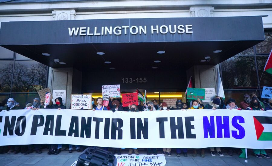 NHS hospitals urged to reject £330m data platform part-owned by Trump ally