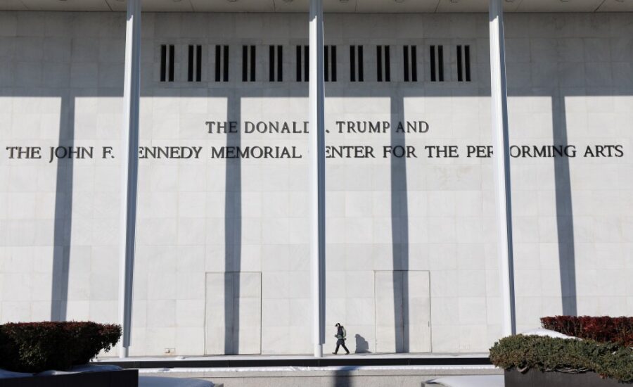 Judge is asked to take Trump’s name off Kennedy Center