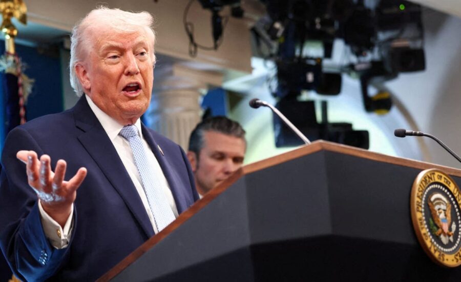 Trump: Iranians only alive to negotiate, have no cards but ‘short-term extortion’ with Hormuz