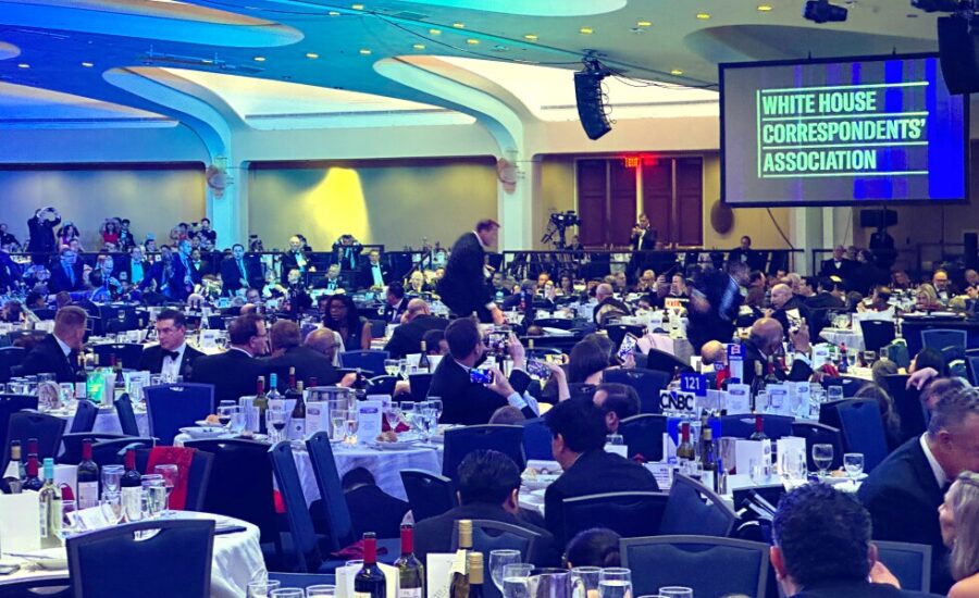 TRUMP RUSHED OFF STAGE AS ‘SHOTS FIRED’