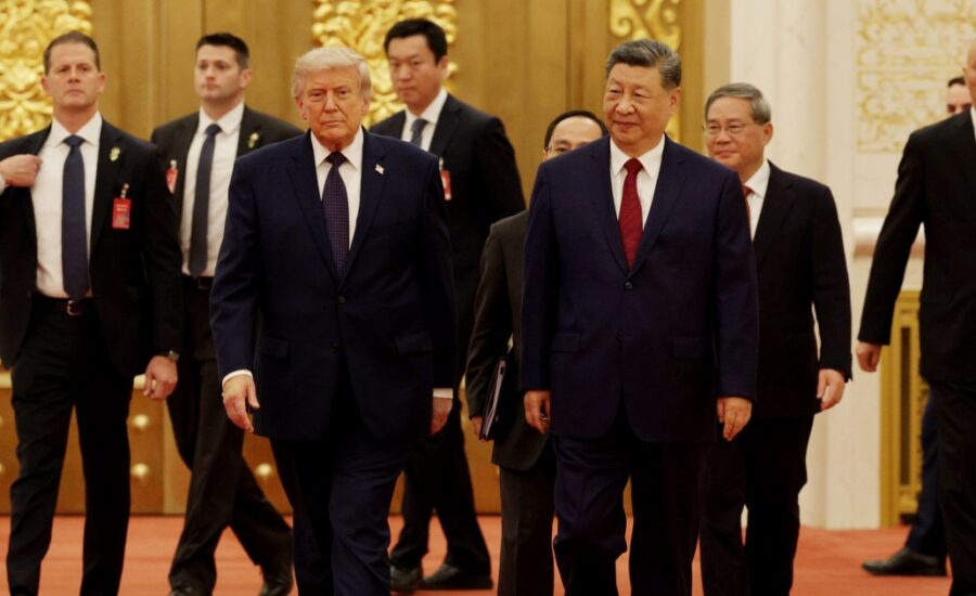 Trump insists U.S.-China relations are in a good place as he wraps up Beijing trip