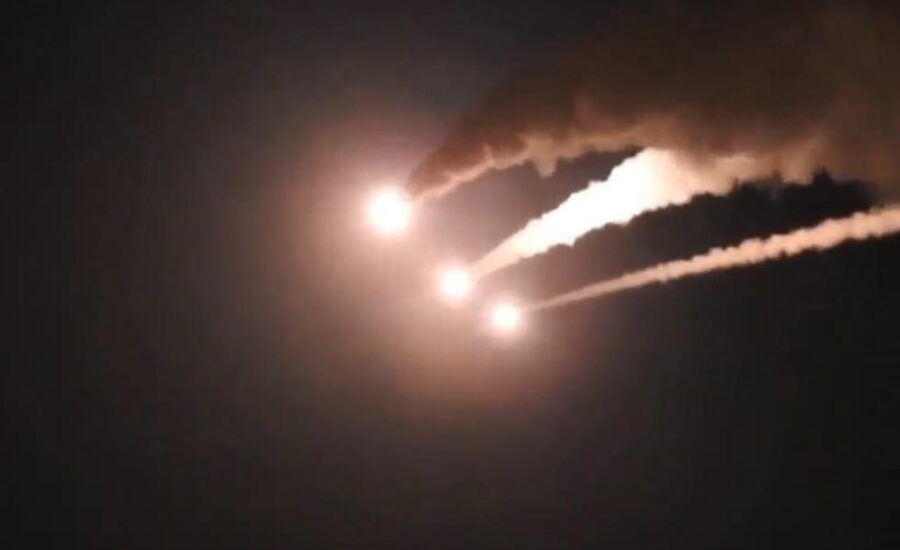IRAN FIRES MISSILES AT ISRAEL