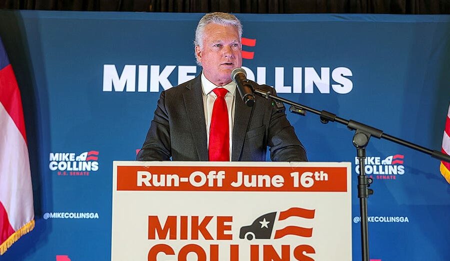Trump backs MAGA champion Mike Collins in Georgia’s Republican Senate runoff