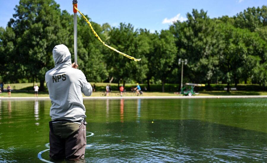 Ex-Olympian denies vandalising Trump’s $14m reflective pool project