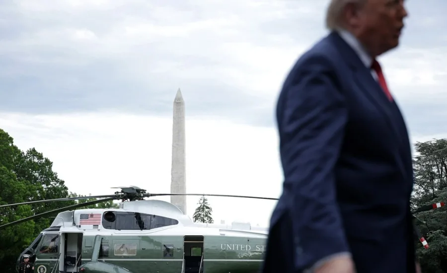 Work reportedly begins on White House helipad as part of Trump’s renovation agenda