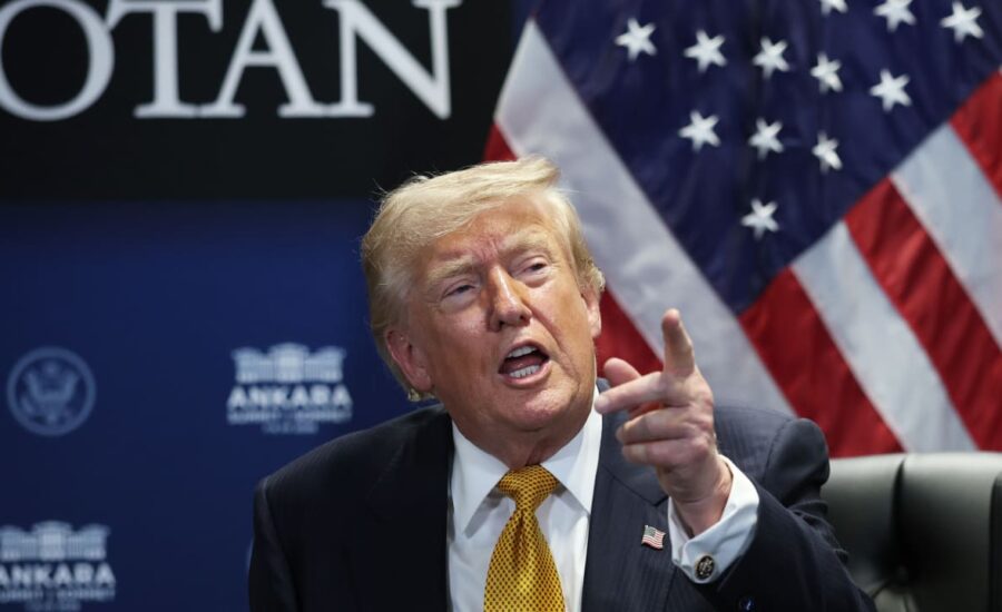 Trump says US will control Strait of Hormuz, get paid for it