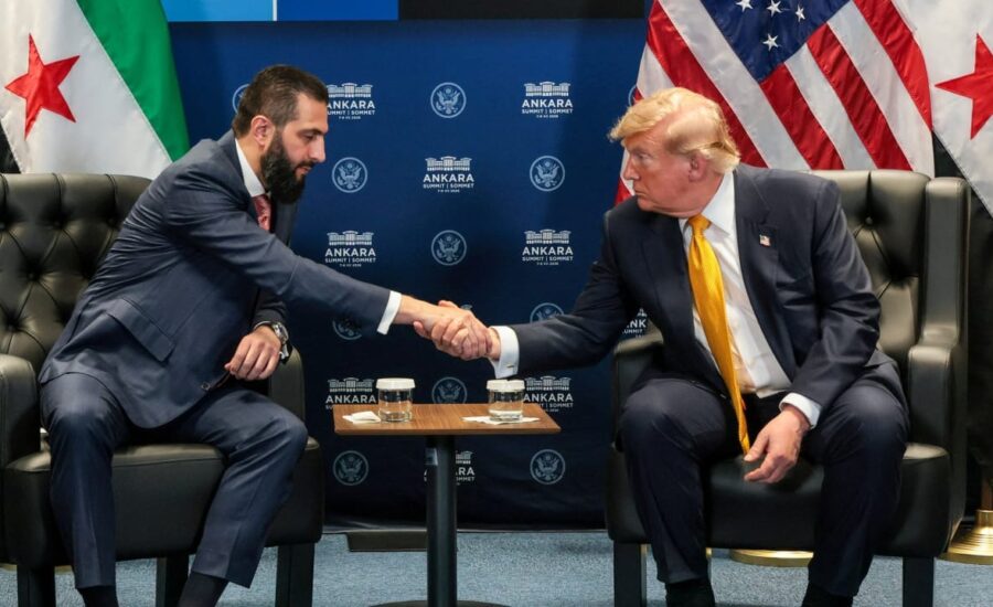 Israel blocking regional stability by refusing to withdraw, Syria’s Sharaa tells Trump