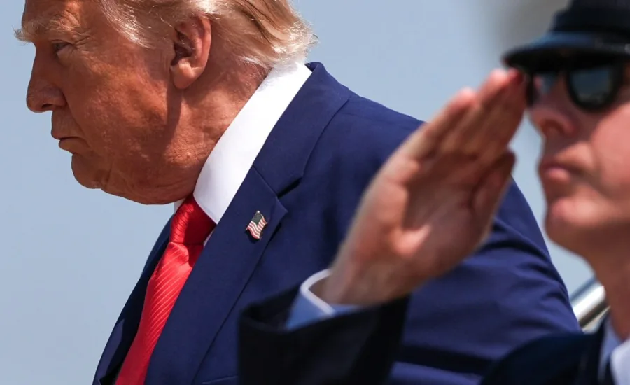 Trump speaks on behalf of fallen U.S. troops in brazenly self-serving display