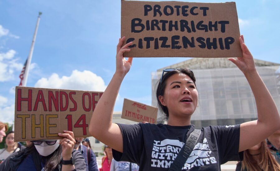 Trump signs new executive orders seeking to limit US birthright citizenship