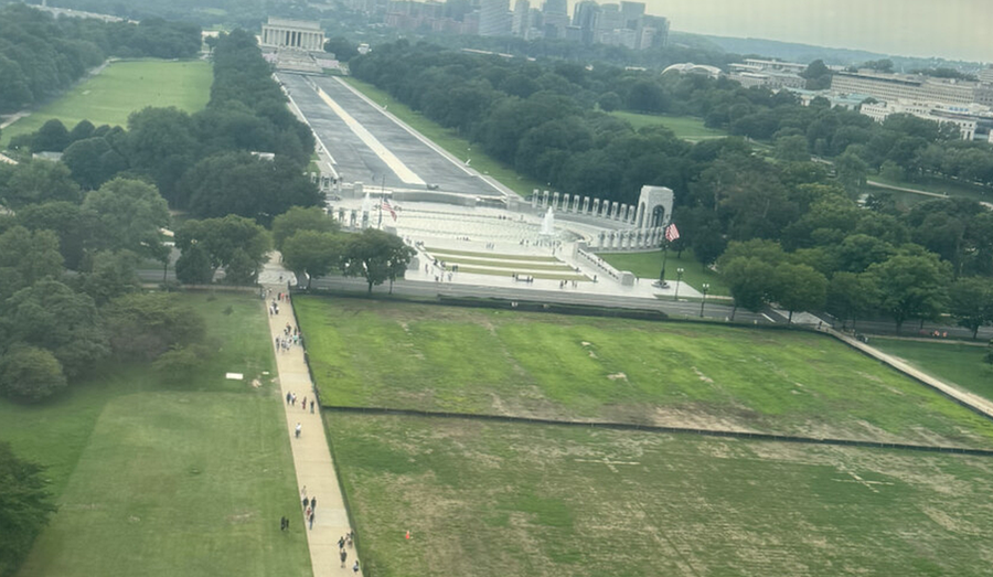 Trump blames vandals for dead grass on National Mall where he hosted 4th of July celebration