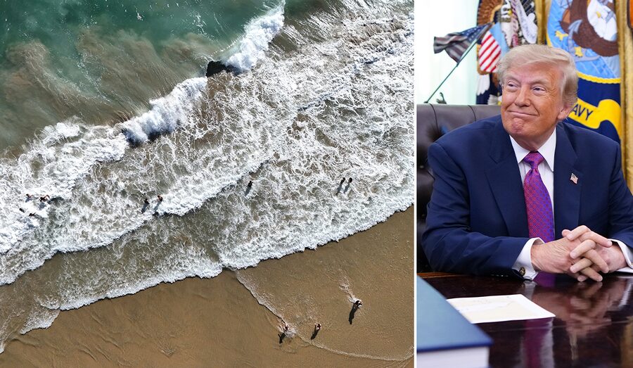 Trump floats renaming the Atlantic and Pacific oceans after rebranding historic lake