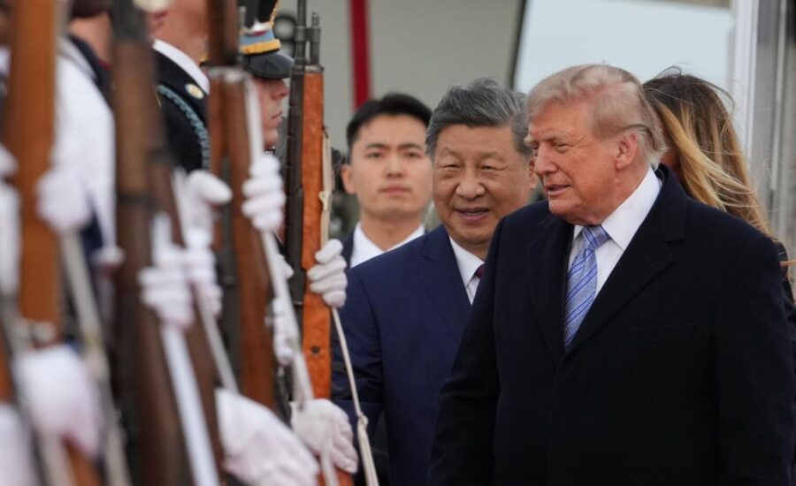 Trump hails ‘truly great friendship’ with Xi Jinping as the Chinese leader begins his state visit