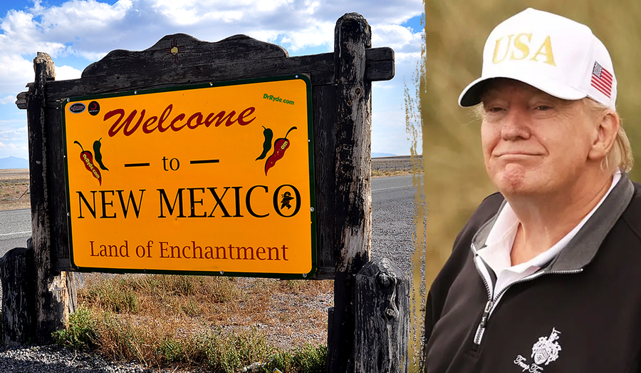 Trump renews push to rename New Mexico ‘New America,’ touts higher home values and incomes