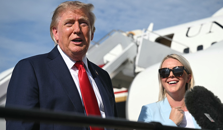 Leavitt says Trump is defying midterm headwinds as he barnstorms country